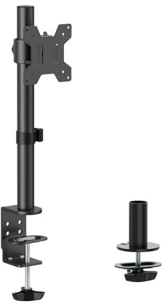 AISENS - DT32TSR-275 - Soporte de Mesa Eco Giratorio e Inclinable para Monitor/TV 10Kg de 17-32, Negro