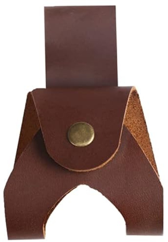 Hammerhalter Leder Vintage Braune Axthalter Praktische Hammerholster für mittelgroße Achsen Leder Axt Gürtelschlaufe kleine Beilträger