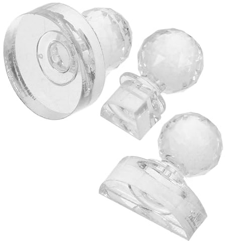 LIFKOME 3 piezas Herramienta de Sellado Prensado para Maquillaje Kit de Sellador Cosmético para Sombras de Ojos y Rubor Sellador Restaurador con Diseño Preciso para Control y Acabado