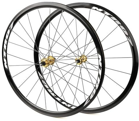 SXSHEYS 700C Fixie-Bike-Laufradsatz aus Aluminiumlegierung, Vorder- und Hinterräder, C-Bremse, Fixie-Fahrrad-Bahnrad-Laufradsatz, 20H 24H & Set