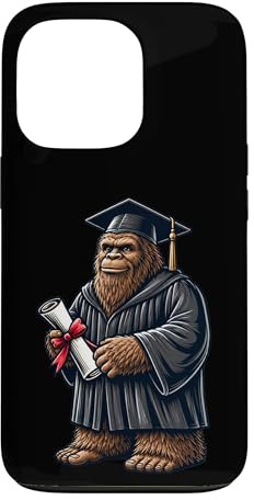 Hülle für iPhone 13 Pro Cute Bigfoot Sasquatch Graduation