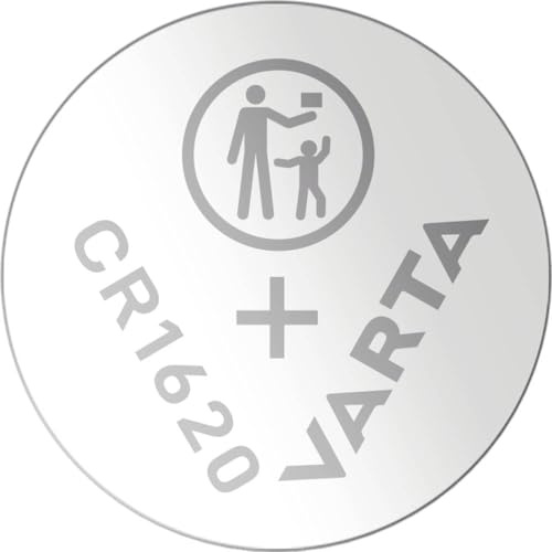 VARTA Batterien Knopfzelle CR1620, 1 Stück, Lithium Coin, 3V, kindersichere Verpackung, für elektronische Kleingeräte - Autoschlüssel, Fernbedienungen, Waagen