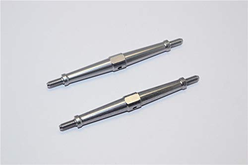 GPM Aluminum 4mm Clockwise And Anticlockwise Turnbuckles (Total Length 86.5mm - Both Side Thread 9.5mm) - 1Pr
