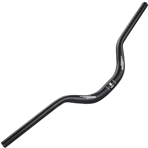 Rmiott Mountain Bike Handlebars Wide Riser 60mm Aluminum Alloy 31.8mm length 720mm Black