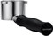 Normcore 51mm Bottomless Portafilter Fits DeLonghi La Specialista Espresso Machine - Bottomless Naked Portafilter - Anodized Aluminum Handle - Filter Basket Included, Black