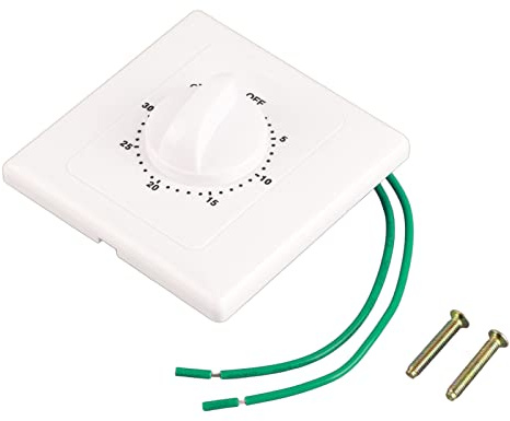 Interruptor de Temporizador, Ca 220 V 30/60/120 Minutos Temporizador de Bomba de Alta Potencia Interruptor de Tiempo Mecánico Control de Cuenta Regresiva 86(Interruptor Temporizador de 30 Minutos)