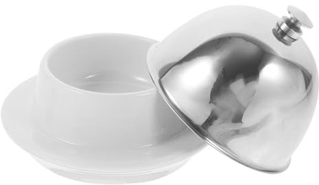 Alipis Ceramic Butter Cup Snack Bowl Food Container for Butter Desserts Sauce Dishes