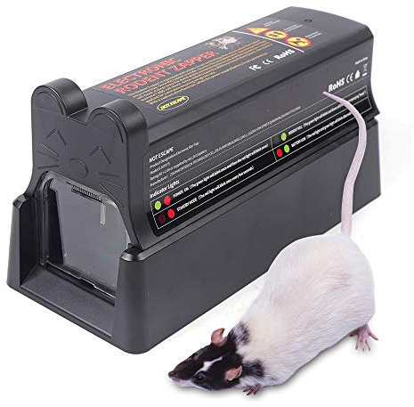 Elektrische Mausefalle Generic Elektrische Rattenfalle mit Anti-Fluchttür,Wiederverwendbar,USB Rechargeable für Fangen von im Innen und AuÃŸenbereich, Maus, Wühlmaus, Streifenhörnchen etc