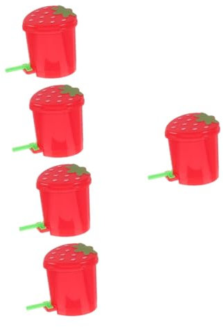 Zerodeko 5stücke Parrot Trash Can Für Vögel Multifunktionale Mini-tischabfallbehälter Für Papageien-spielzeug Und Intelligenztraining Sicheres Und Langlebiges Zubehör Für Vogelarten