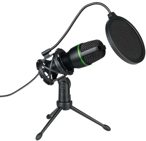 Mantis Microo Streaming USB | Kit De Microphone De Podcast Usb RVB | Microo à Condensateur | Pc Pour Jeux En Ligne, Podcast, Audio, Chant | Microphone Professionel avec Trépied et Filtre Anti