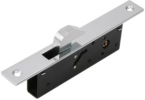 Schiebetür Haken Schloss Aluminium Legierung Fenster Schlösser Sicherheit Holz Tor Boden Schloss Mit Kreuz Schlüssel for Holz Tür 1pcs