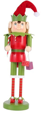 GETAJGHSD Decoración Navideña De Madera Muñeco De Nutcracker De Adorno De Escritorio para Navidad Elemento Festivo para Hogar y Oficina