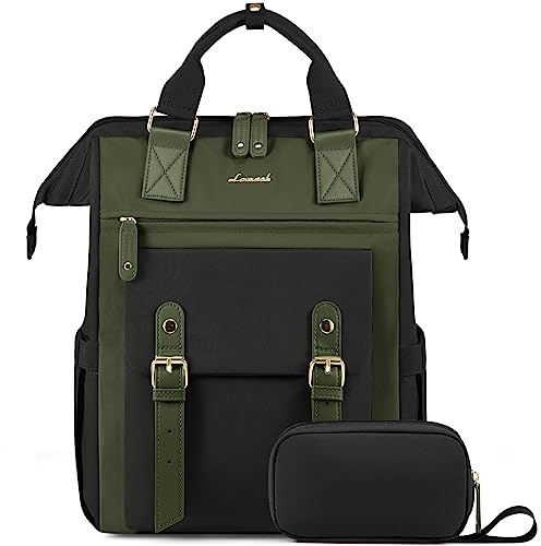 LOVEVOOK Ryggsäck För Kvinnor Laptop Ryggsäck 15,6/17 Tum, Skolryggsäck Med Usb-Port, Arbetsryggsäck Elegant Ryggsäck För Researbete Business Uni Leisure