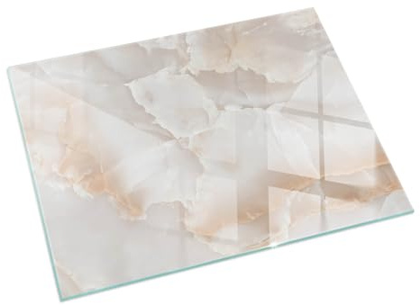 Funkenschutzplatte für Kamin 120x80 cm Hartglas Glasboden Stilvollem Motiv Dekorative Glasbodenplatte Hitzeschutz Rechteckige Schutzplatte Elegantes Design - Natursteinmuster