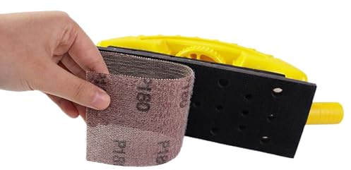 Bloques de lijado - Bloques de lijado para coche, accesorio de lijado ajustable con mango ergonómico para coche, mojado y seco, barniz, azulejos, muebles de metal