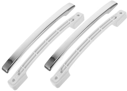 HOLIDYOYO 2 Manijas Aplicables de Abs para Puerta de Congelador y Refrigerador Diseño Moderno y Agarre Mejorado, Accesorios para Frigorífico en Casa, Paquete de 2 Piezas