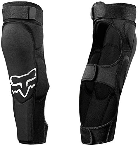 Fox Launch D3O Knee/Shin Guard - Black, Small/Pair Set Leg Guard Pad Tough Padding Safety Safe Protective Protector Protect Body Man Male Unisex Bicycle Cycling Cycle Biking Bike MTB Downhill Ride
