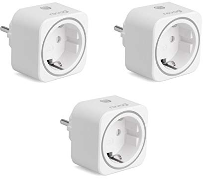 Revogi SmartPlug - prise intelligentes 16 A Bluetooth pilotable programmable Connectée interrupteur sans fil compteur programmateur contrôle par Smartphone Android Iphone lot de 3 prises SH-SPB012*3
