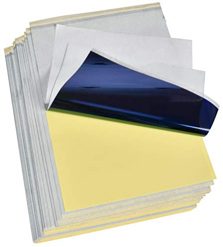 “N/A” 30 Blatt Carbon Tattoo Papier Profi A4 Kohlepapier Pauspapier Transferpapier Matritzenpapier Schablone Selberdrucken