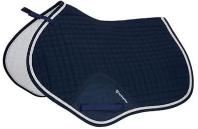 Equestro Satteldecke aus Baumwolle, Innenmaterial: technisches Gewebe, Größe Full (Navy Blau)