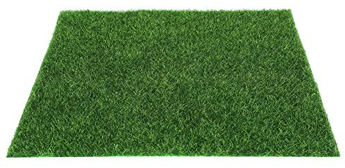 Surebuy Garten Kunstrasen, Kunstrasen Outdoor Rasenteppich Zum Basteln Künstliches Gras Grün Hohe Simulation Balkon Bodenbelag für Gartendekoration Garden