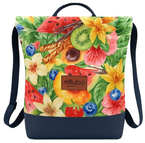 millybo BOOLI Beutel Beuteltasche Sportbeutel Rucksack Damen Backpack Turnbeutel (400.008)