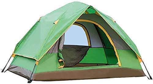 GRAWIT Faltzelt für 3–4 Personen, automatischer Camping-Außenschatten, wasserdichte Plane, Sonnenschutz für Bergsteigen, Wandern, Picknick, Regenfliege, Kälteschutz Made in China