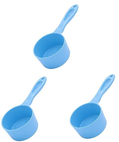POPETPOP 3 Piezas Cuchara Medidora Vaso Medidor Pala De Agua Tazas Medidoras Para Alimentos Cuchara De Comida Para Mascotas Cucharas De Comida Para Gatos Comida De Gato Envío Directo