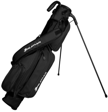 Orlimar Pitch 'N Putt Elite Sunday Golftasche aus Kunstleder mit Ständer für Damen und Herren
