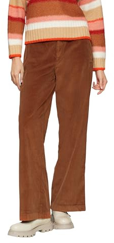 s.Oliver 2154450 Pantaloni in Velluto a Coste, Gamba Larga, 8783, 48 Donna