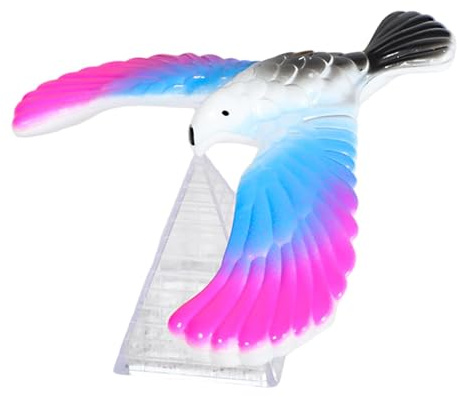 Teksome Balancing Eagle Bird Toy - Balance Eagle Wingspan | Nostalgic Balancing Eagle Toy For Finger, Balancing Bird With Triangle Stand For Trick, Children's Day