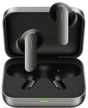 realme Buds Air 7 Pro Auriculares Inalámbricos Bluetooth, Traducción de Voz IA en Tiempo Real, Controlador Dual-DAC, 48 h de Reproducción, ANC 53 dB, Audio Espacial, Gris Metálico