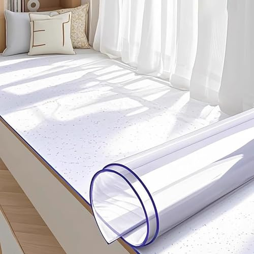 HDYZJQ Protector Transparente para Alféizar De Ventana Estrecha, Antideslizante, Resistente A Las Manchas, Impermeable, para Plantas(20x120cm (8x47))