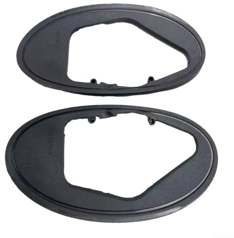 Par sidospegel tätning kompatibel med BMW för Mini R50 R52 R53 2002-2008, svart ABS-ersättning för OEM 51167058083 51167058084, enkel installation