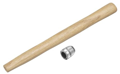 sourcing map Wood Sledge Hammer Handle 10 Hammer Wooden Replacement Handles with Round Wedges for 0.2lb Round Octagonal Head Decking Framing Carpentry Construction DIY Sledge Axe Tools