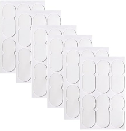 CATZUM Set da 36 pezzi Supporti Lobi, Fasce Orecchini, Cerotti Orecchini, Correttori di Forma dell'Orecchio, Cuscinetti Correzione con Adesivo, Applicatore Trucco dell'Orecchio (Trasparente)