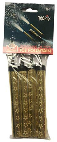 FONTAINES DES GLACES 9,5cm les 4 BOUGIE ANNIVERSAIRE GATEAU MARIAGE FETE PARTY