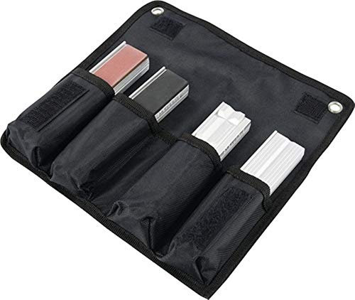 Heuer Schraubstockbacken, Schutzbacken Set 4-teilig (rechtwinkelig planparallel integrierte Spezialmagnete; Backen für Schraubstock 100 mm; Inhalt: Typ G, P, N, F) 115001