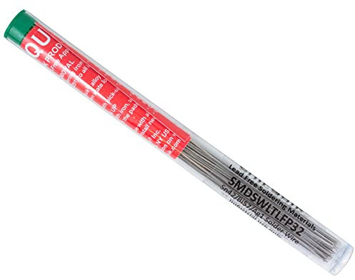Lötdraht Sn42/Bi57/Ag1 bleifrei niedrige Temperatur (9,8 m in 152,4 - 16,5 cm Längen)