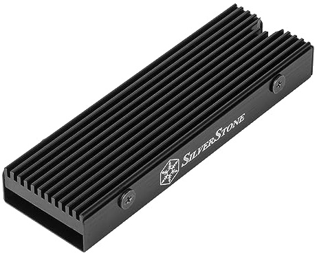 SilverStone SST-TP05 - M.2-SSD-Kühlset aus Aluminiumlegierung, schlankes Profil