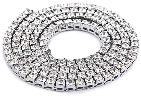 ANAZOZ Kette Damen Vergoldet 51 cm, Halskette Ohne Anhänger Herren Venezianierkette Silber 4mm Breit