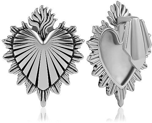 Vankula Ohr Gewichte Hangers Flesh Tunnel Weights Herz Edelstahl für männer damen Ohrpiercing ohrloch dehnen Schmuck 4mm 5mm 6mm 12mm