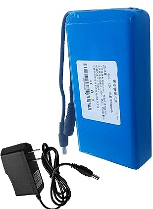 SSCYHT Batería de Iones de Litio Recargable 12V CC, 4AH, 5AH, 6AH, 7AH, 9AH, 12AH, batería portátil de polímero de Litio para Fuente de alimentación de 12 voltios con Cargador,12v12ah
