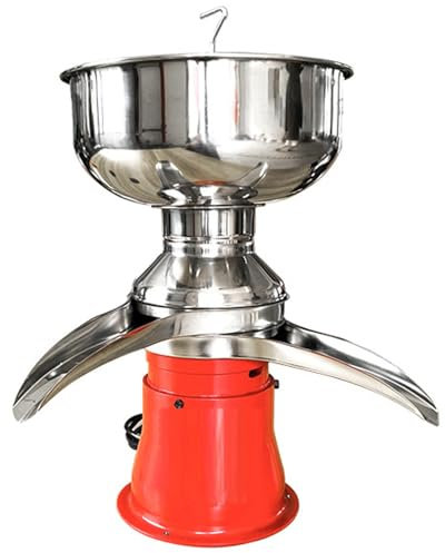 URJWAN Separador De Nata EléCtrico, Separador CentríFugo De Nata De Leche Fresca, Separador De Nata EléCtrico De 50 L/H, MáQuina Separadora De Leche, para Uso DoméStico En Granjas Lecheras