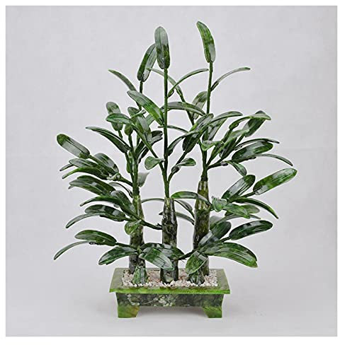 guiling-1986 Künstlicher Bonsai-Baum Natürlicher Jade-Bonsai, wohlhabend und Jade-Ornamente, Bonsai for Zuhause, Büro, Geschäft, Zen-Dekoration, Dekor (gemeldete Sicherheit) Bonsai Kunstpflanze