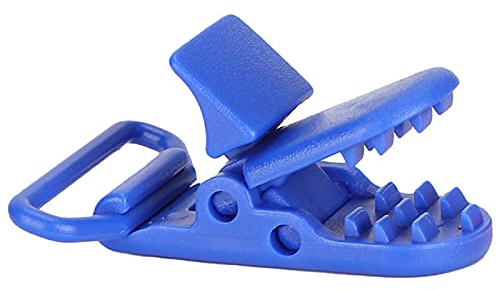 Itonash 10 Stück Hosenträger-Clips, Kunststoff-Hosenträger-Schnuller-Clip, Schnullerband-Halter, Farbe, Kunststoff-Schnuller-Hosenträger-Clips mit Schnalle