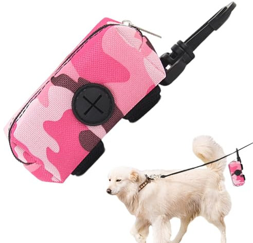 Hundekotbeutelhalter - Haustierkotbeutelhalter - Müllbeutelhalter, Haustierkotbeutelspender, Kotbeutelträger, wiederverwendbarer Spender für den Außenbereich
