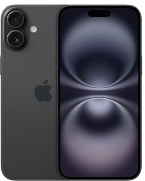 Apple iPhone 16 Plus 512 GB: 5G Handy mit Kamerasteuerung, A18 Chip und einem echten Boost für die Batterie. Funktioniert mit AirPods, Schwarz