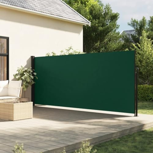 ShGaxin Toldo Lateral retráctil Verde Oscuro 170x300 cm, Toldos Terrazas, Toldos Exterior, Toldo Lateral, Toldos Exterior Terraza, Toldos para Ventanas - 4004335