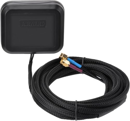 Superbat BeiDou 4G LTE GPS-antenn magnetisk kombinerad bilantenn kompatibel med navigationsterminaler fjärrövervakningssystem och routrar 4G LTE-förstärkare